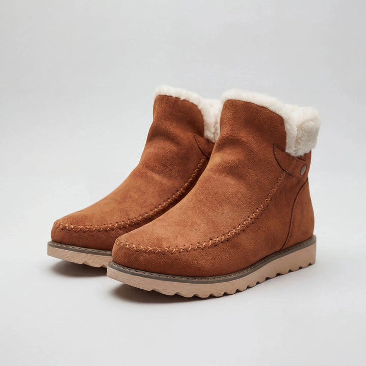 Lauren | Stylish Fur-Lined Moccasin Snow Boots