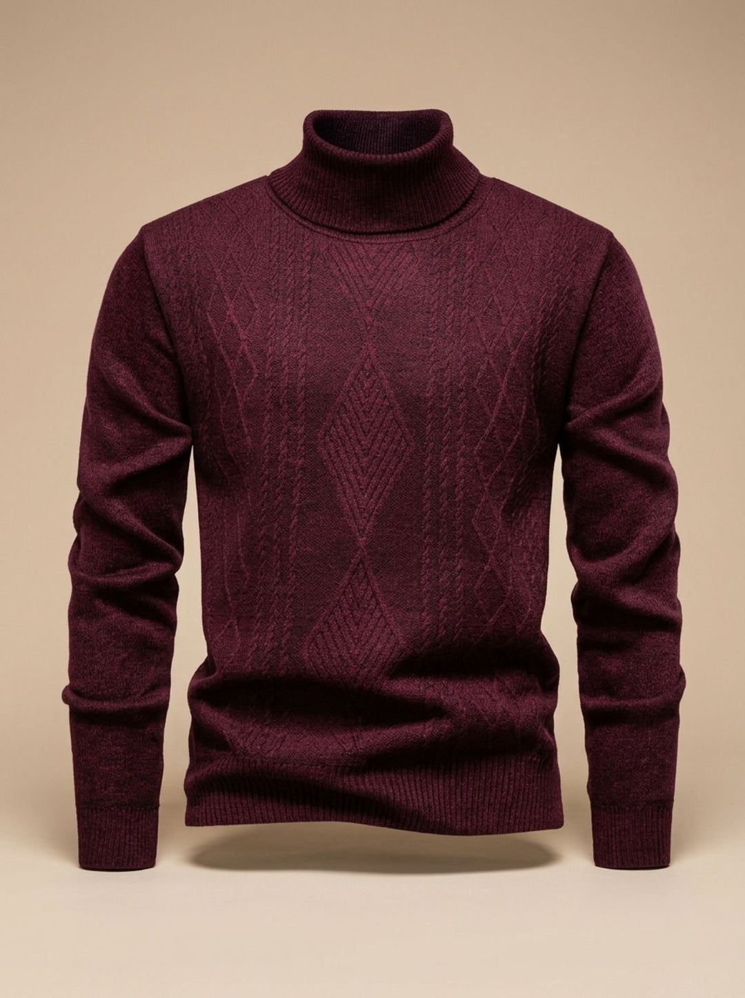 Lawrence | Timeless Cable Knit Turtleneck Mens Sweaters