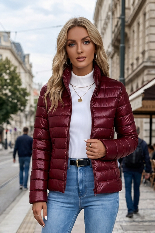 Lori | Classic Lightweight Quilted Puffer Jacket