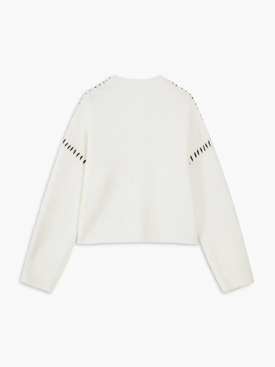Lori | Cozy Whipstitch Oversized Mock Neck Sweater
