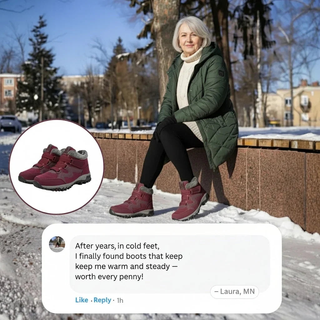 Lori | Plush-Lined Winter Snow Boots Women