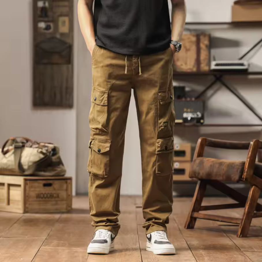 Lucas | Relaxed Multi-Pocket Cargo Pants for Men