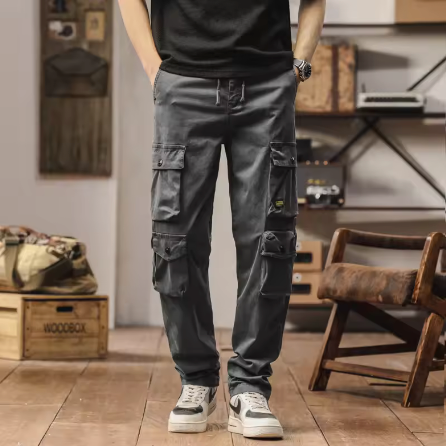 Lucas | Relaxed Multi-Pocket Cargo Pants for Men