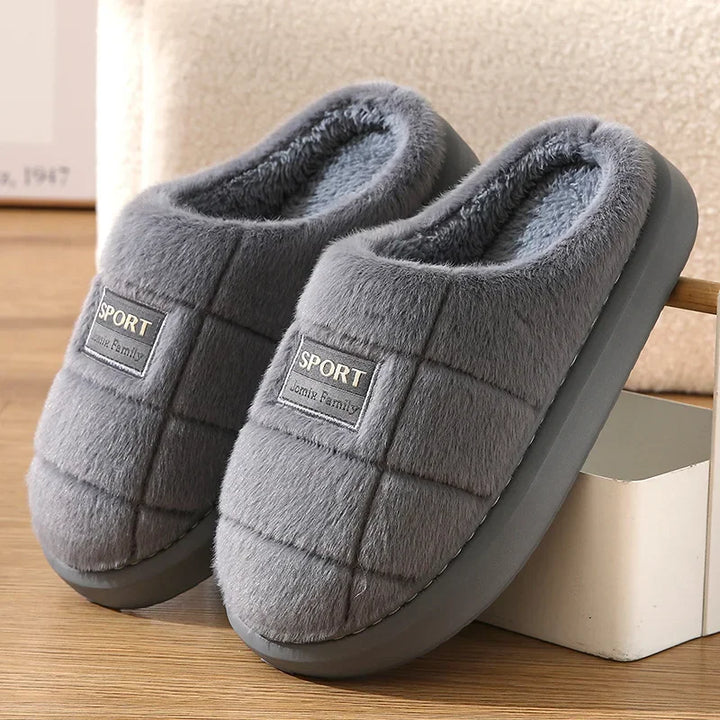 Luke | Quilted Slip-On Winter Mens Slippers