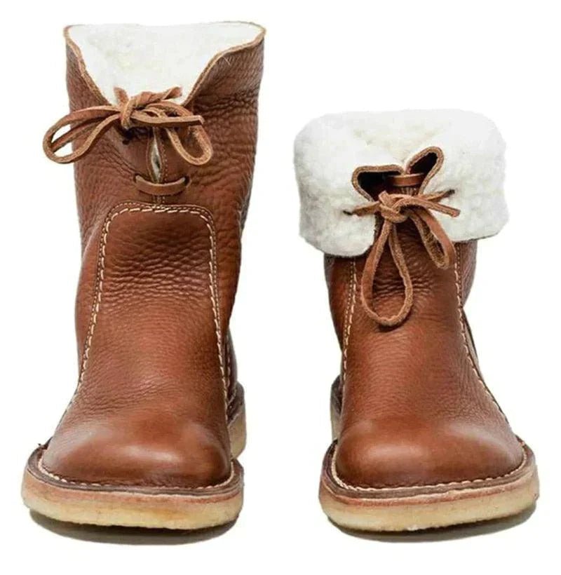 Madison | Lace-Up Mid-Calf Snow Boots Women