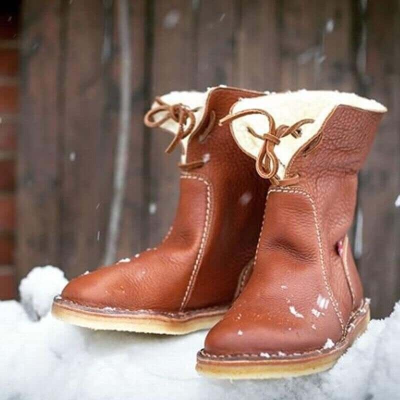 Madison | Lace-Up Mid-Calf Snow Boots Women