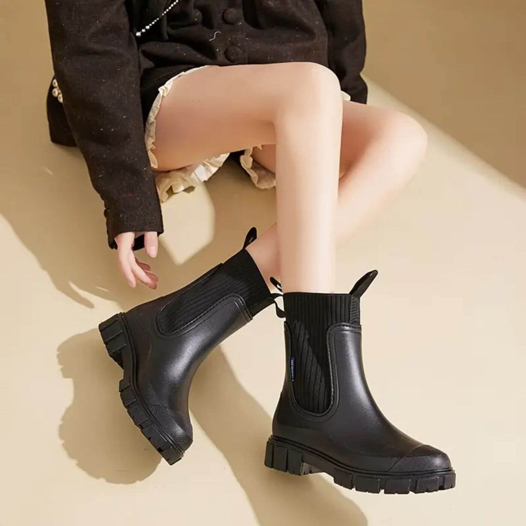 Maisie | Relaxed Waterproof Chelsea Rain Boots