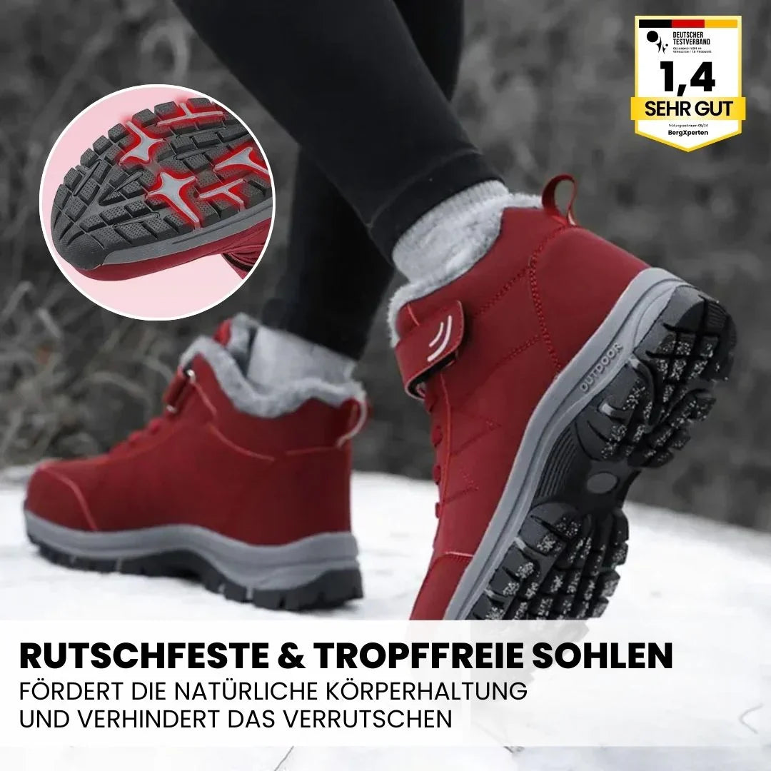 Maria | Plush Lined Lace Up Winter Snow Boots