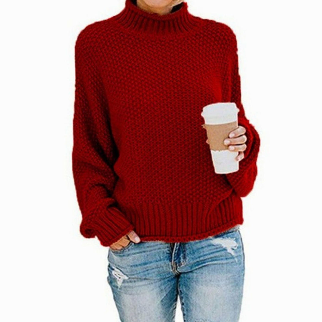 Marilyn | Chic Oversized Chunky Knit Turtleneck Sweater