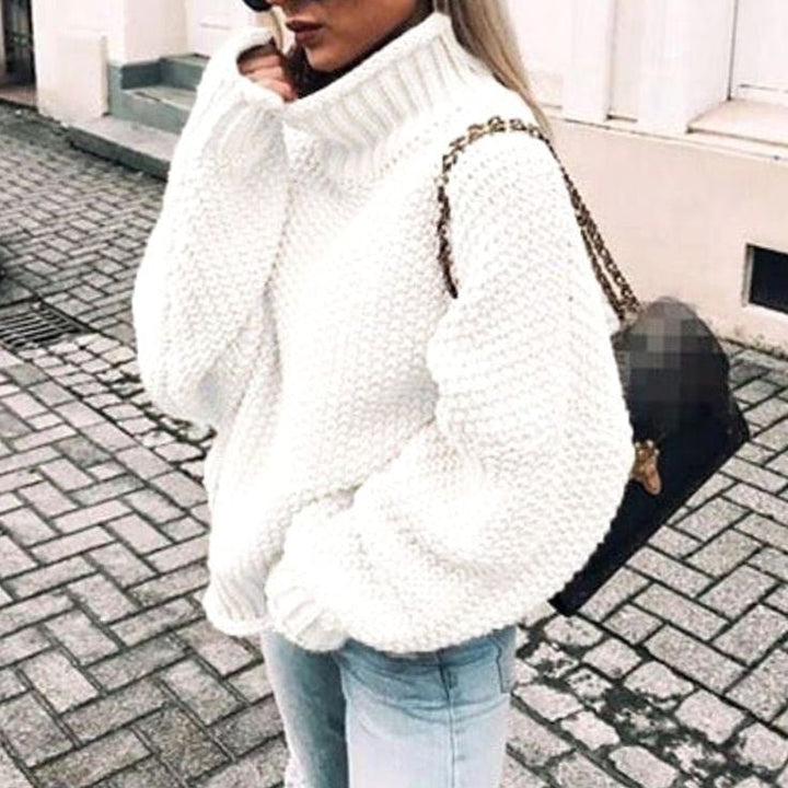 Marilyn | Chic Oversized Chunky Knit Turtleneck Sweater