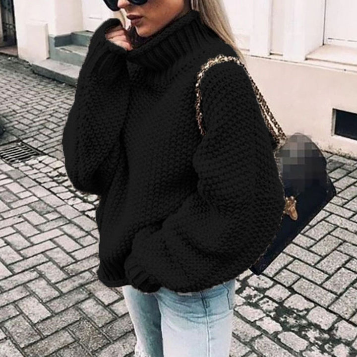 Marilyn | Chic Oversized Chunky Knit Turtleneck Sweater