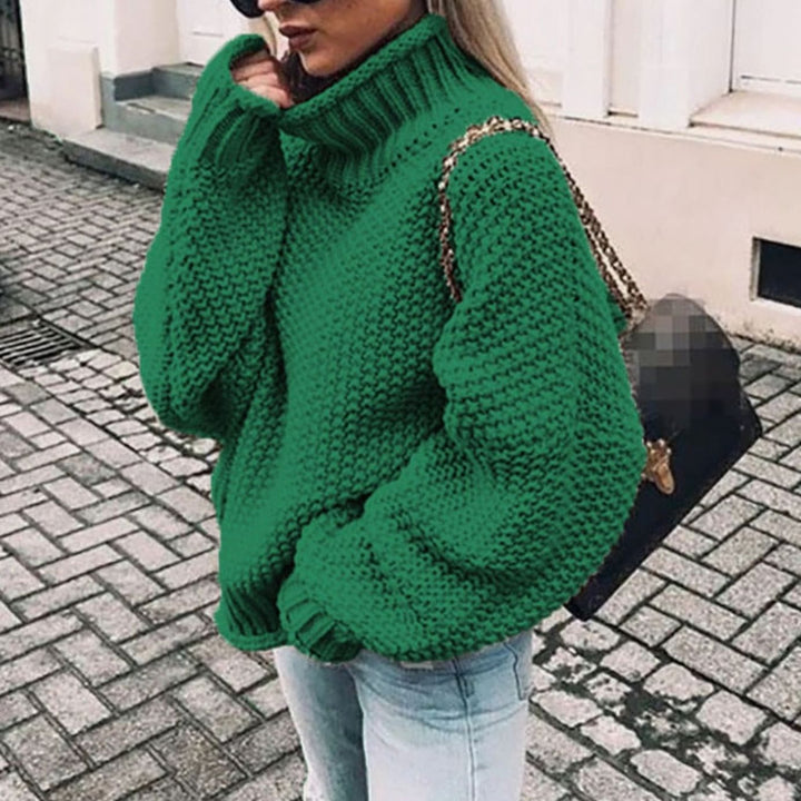 Marilyn | Chic Oversized Chunky Knit Turtleneck Sweater