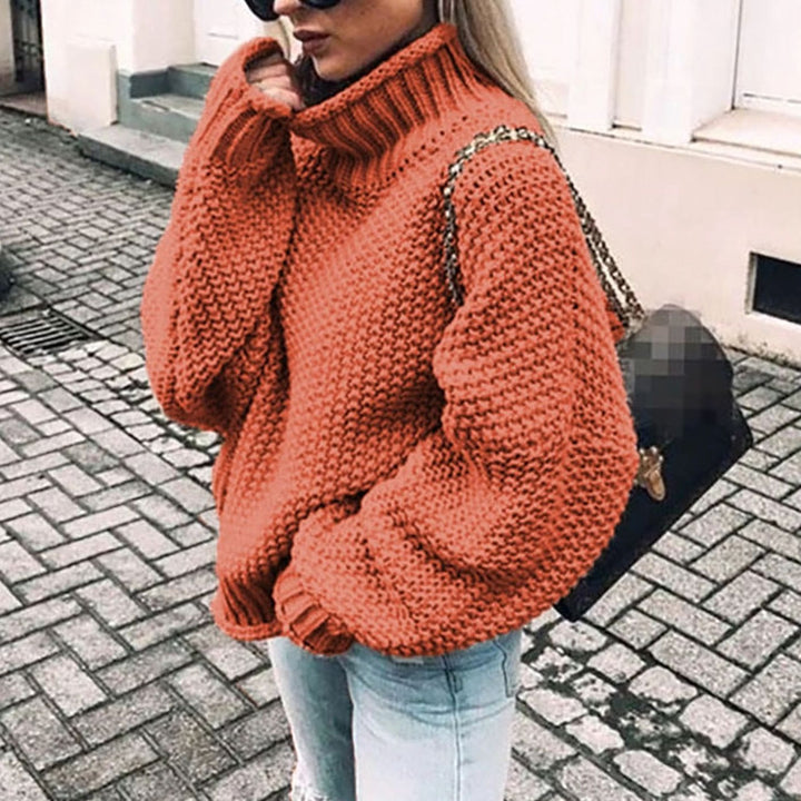 Marilyn | Chic Oversized Chunky Knit Turtleneck Sweater
