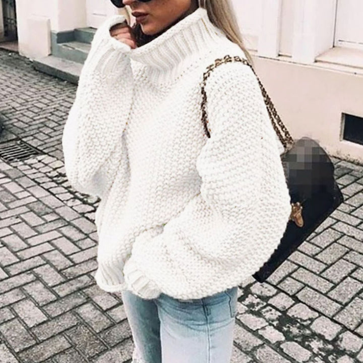 Marilyn | Chic Oversized Chunky Knit Turtleneck Sweater