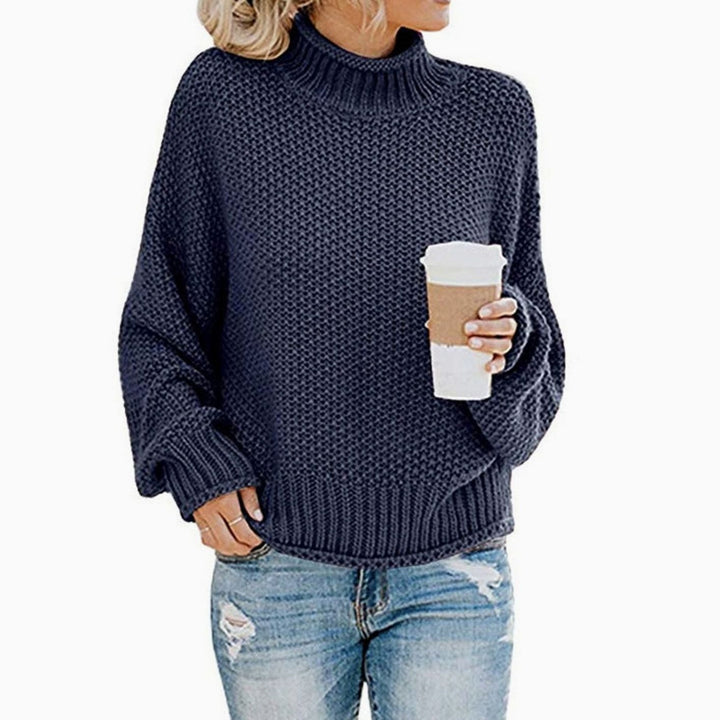 Marilyn | Chic Oversized Chunky Knit Turtleneck Sweater