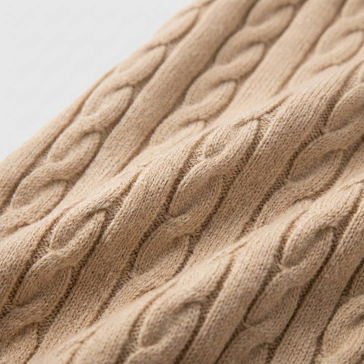 Mark | Elegant Cable Knit Crewneck Sweater