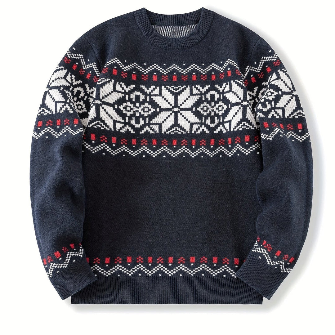 Mark | Relaxed Nordic Snowflake Mens Xmas Sweaters