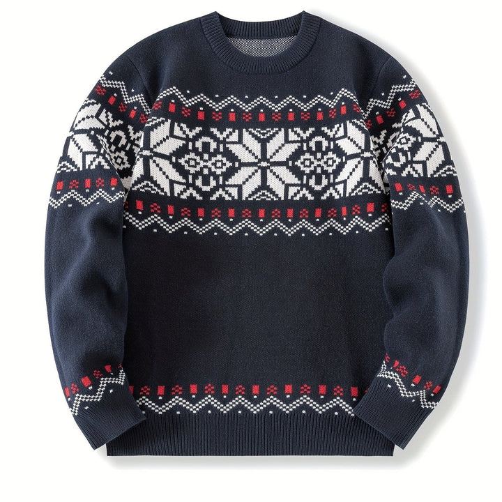 Mark | Relaxed Nordic Snowflake Mens Xmas Sweaters