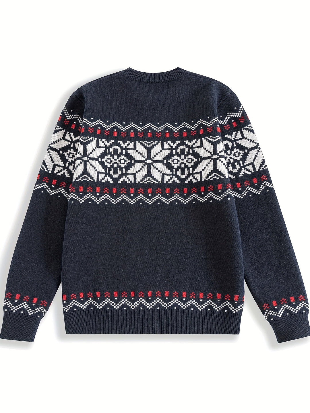 Mark | Relaxed Nordic Snowflake Mens Xmas Sweaters
