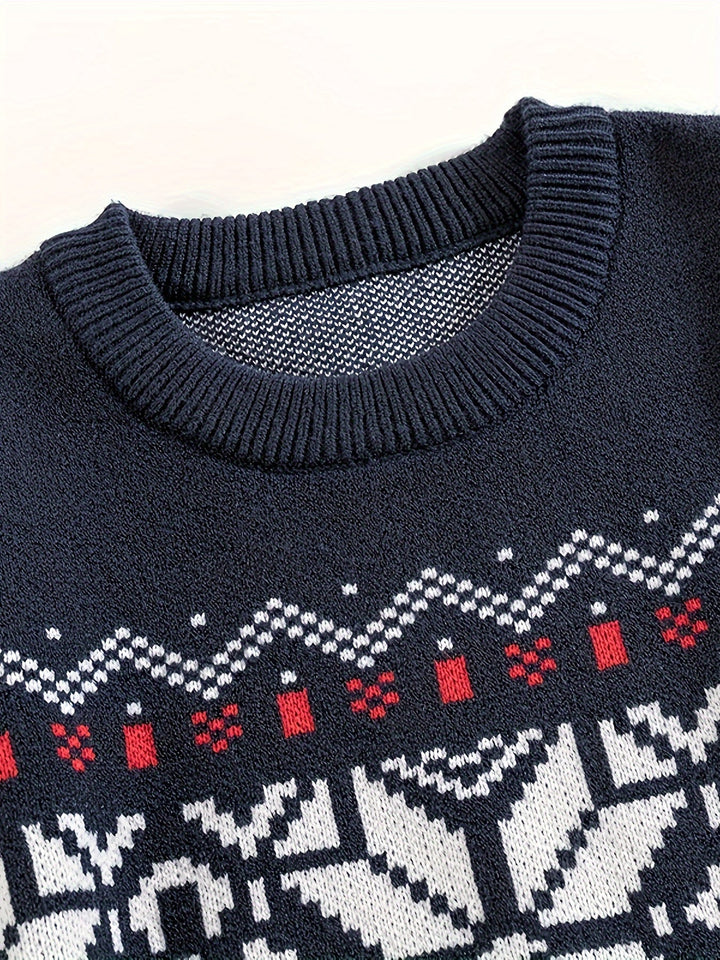 Mark | Relaxed Nordic Snowflake Mens Xmas Sweaters