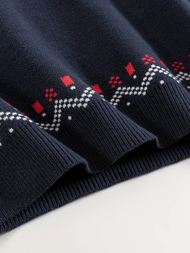 Mark | Relaxed Nordic Snowflake Mens Xmas Sweaters