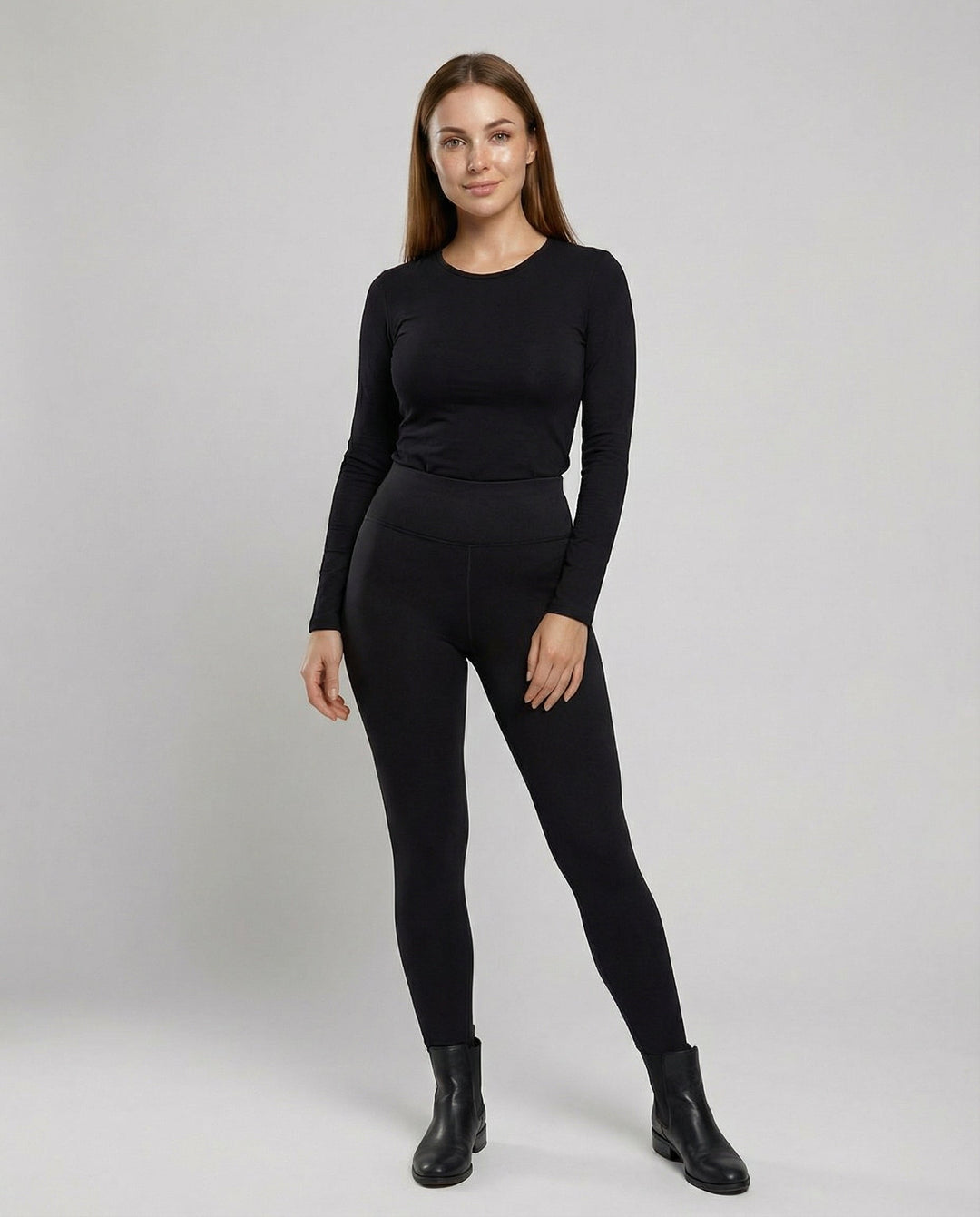 Martha | Graceful High Waist Fleece Lined Leggings