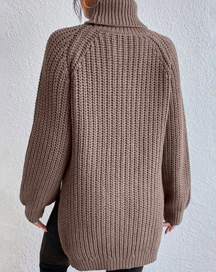Mary | Cozy Long Sleeve Chunky Knit Turtleneck Sweater