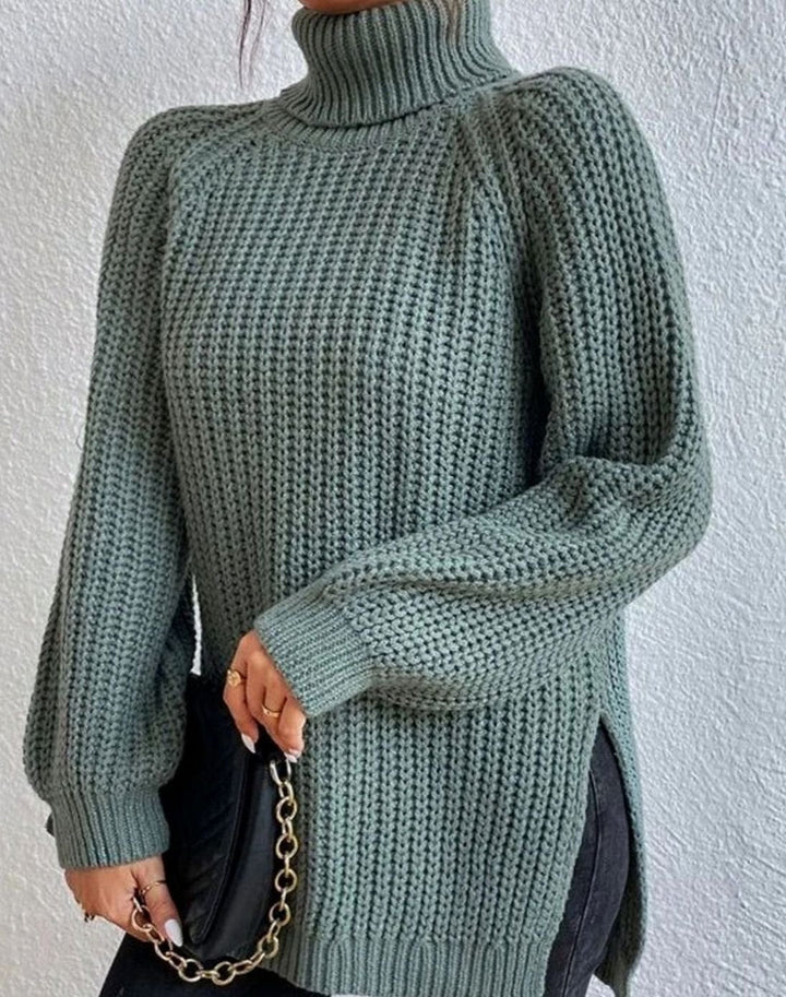 Mary | Cozy Long Sleeve Chunky Knit Turtleneck Sweater