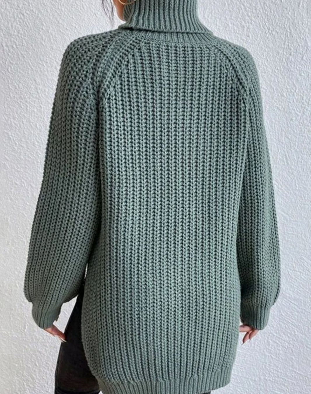Mary | Cozy Long Sleeve Chunky Knit Turtleneck Sweater