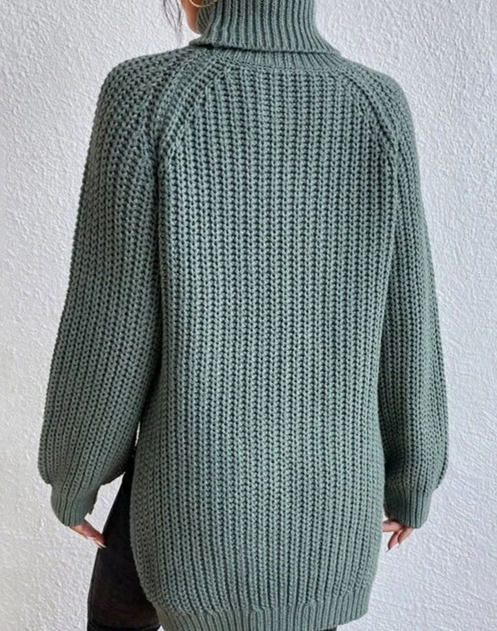 Mary | Cozy Long Sleeve Chunky Knit Turtleneck Sweater