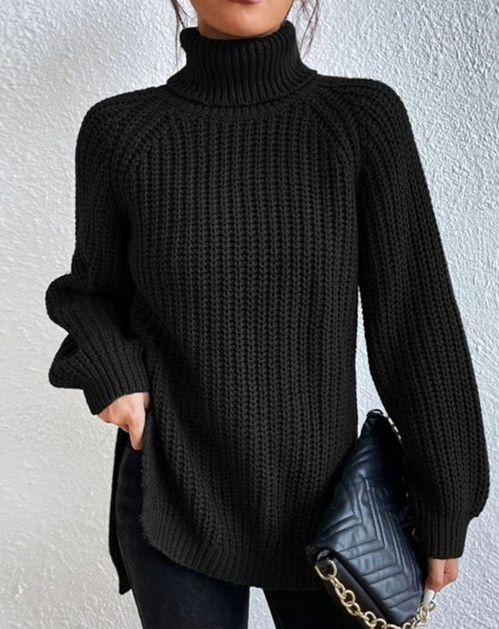 Mary | Cozy Long Sleeve Chunky Knit Turtleneck Sweater
