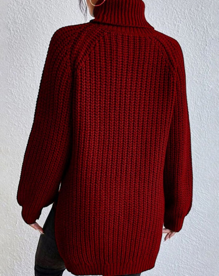 Mary | Cozy Long Sleeve Chunky Knit Turtleneck Sweater
