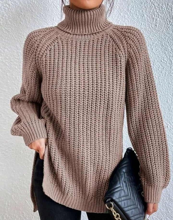 Mary | Cozy Long Sleeve Chunky Knit Turtleneck Sweater