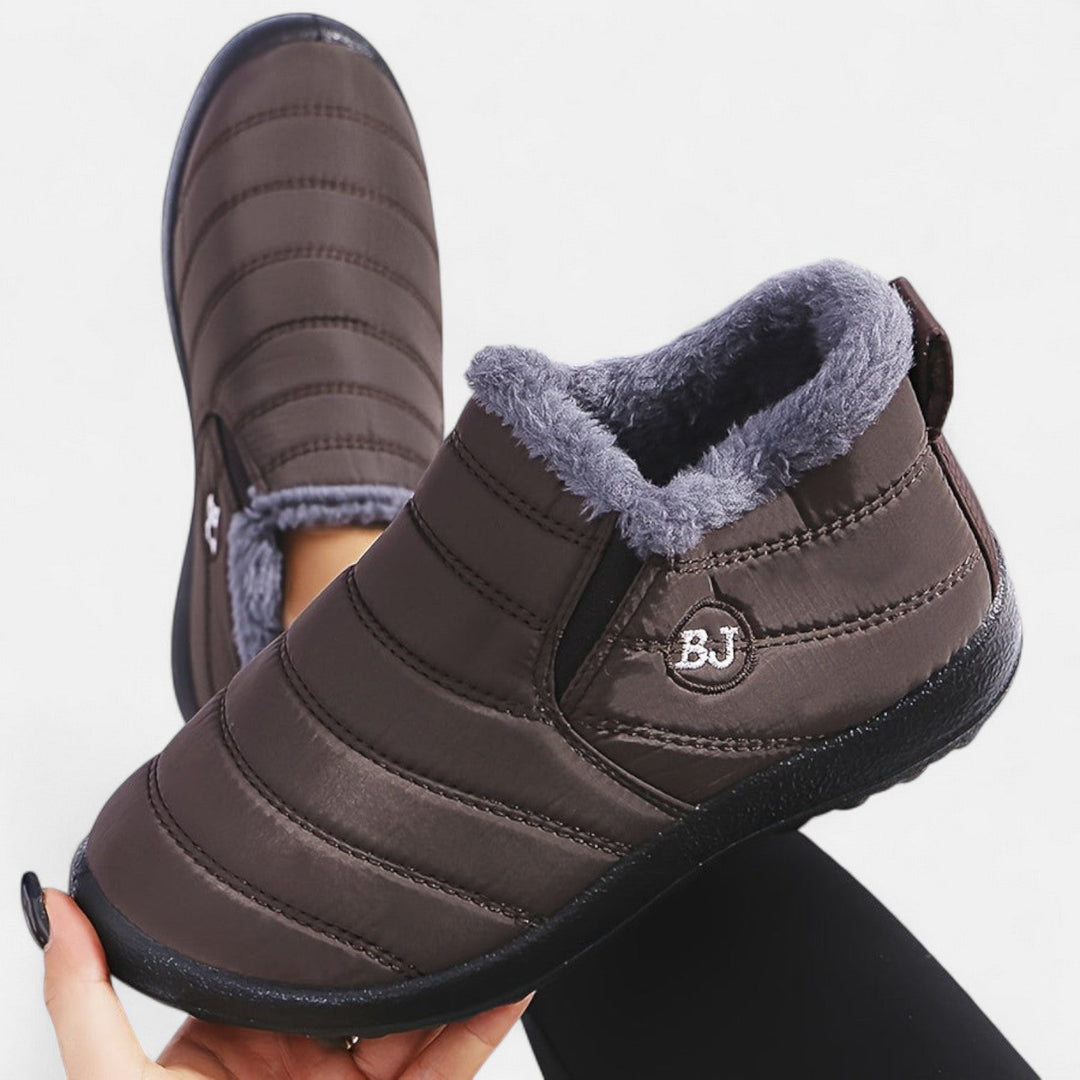Mary | Effortless Quilted Slip-On Snow Boots Women