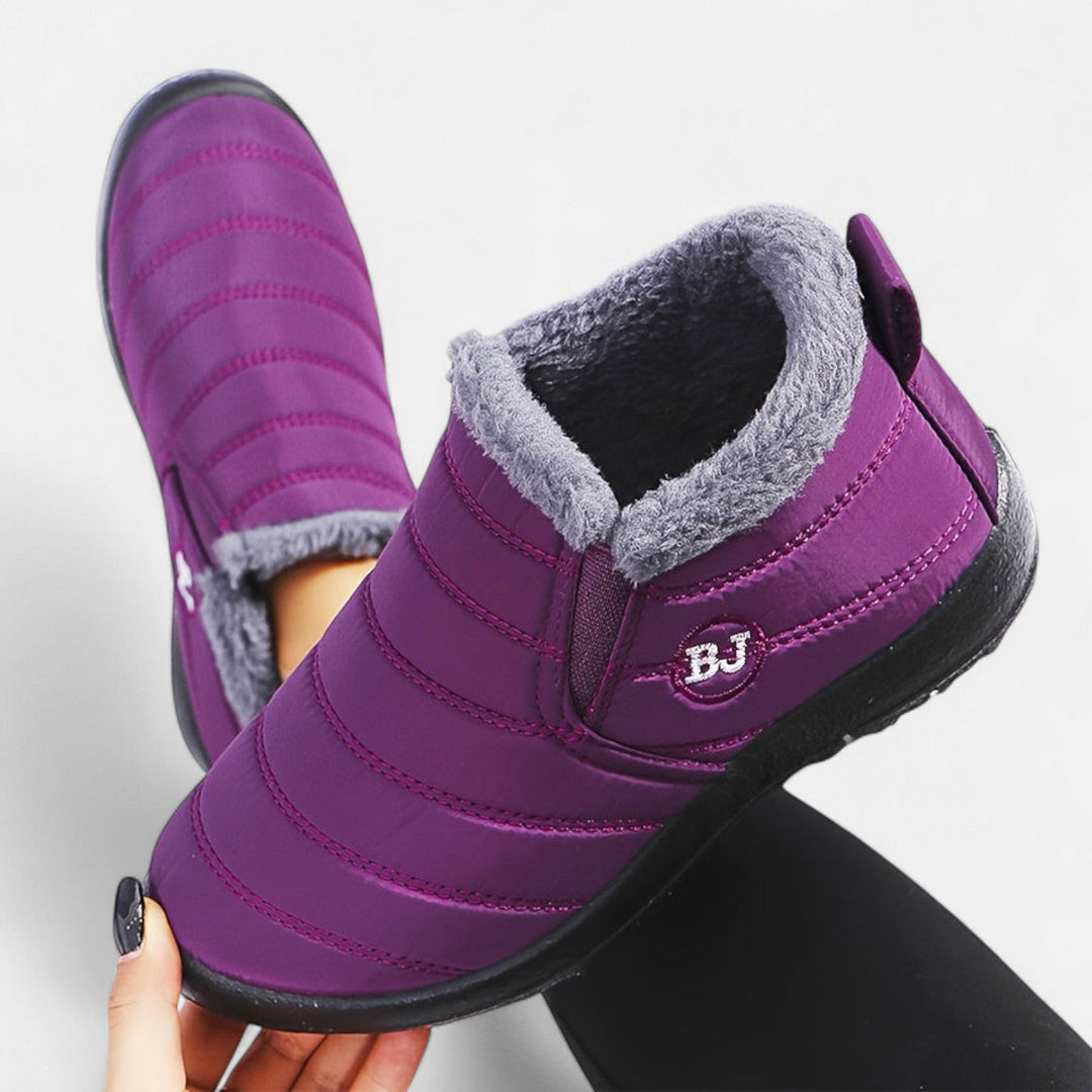 Mary | Effortless Quilted Slip-On Snow Boots Women