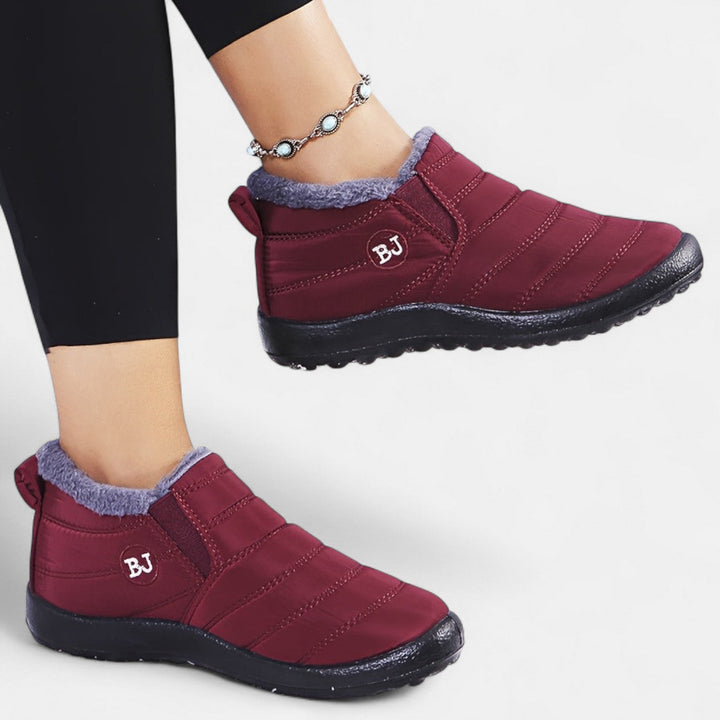 Mary | Effortless Quilted Slip-On Snow Boots Women
