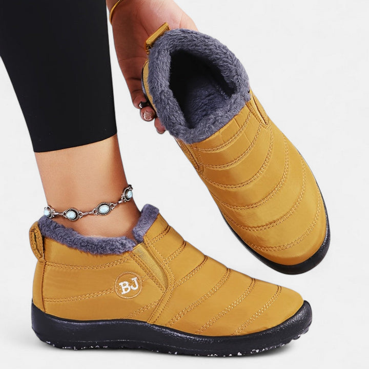 Mary | Effortless Quilted Slip-On Snow Boots Women