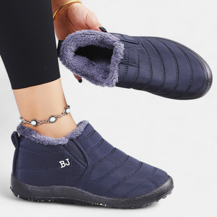 Mary | Effortless Quilted Slip-On Snow Boots Women