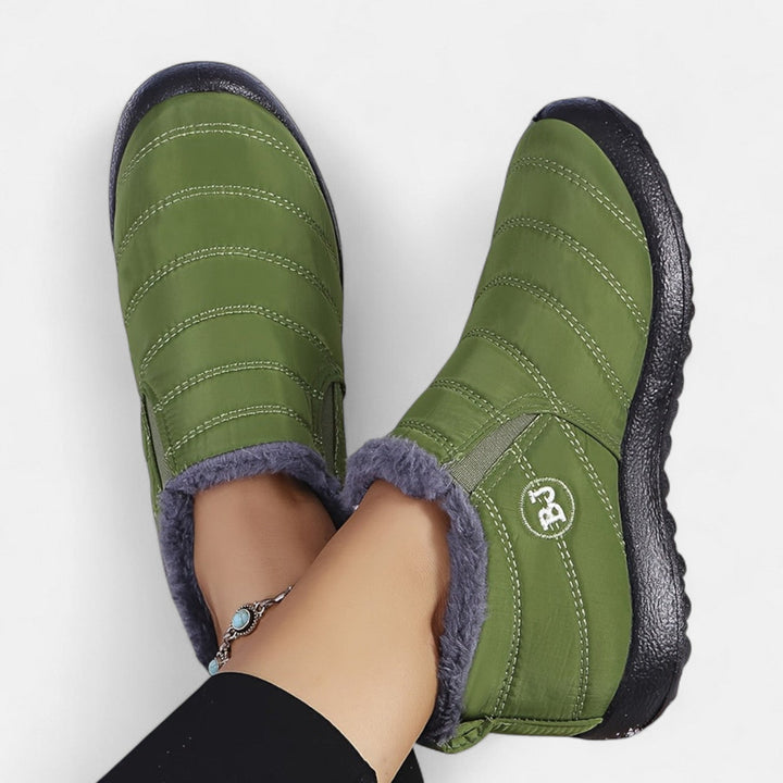 Mary | Effortless Quilted Slip-On Snow Boots Women