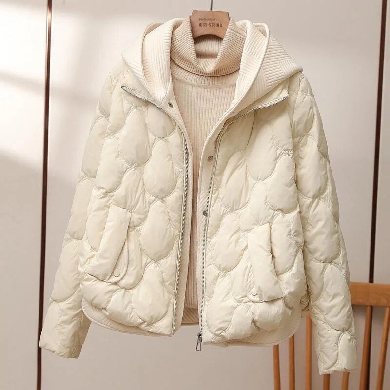 Mary | Quilted Hooded Winter Puffer Jacket