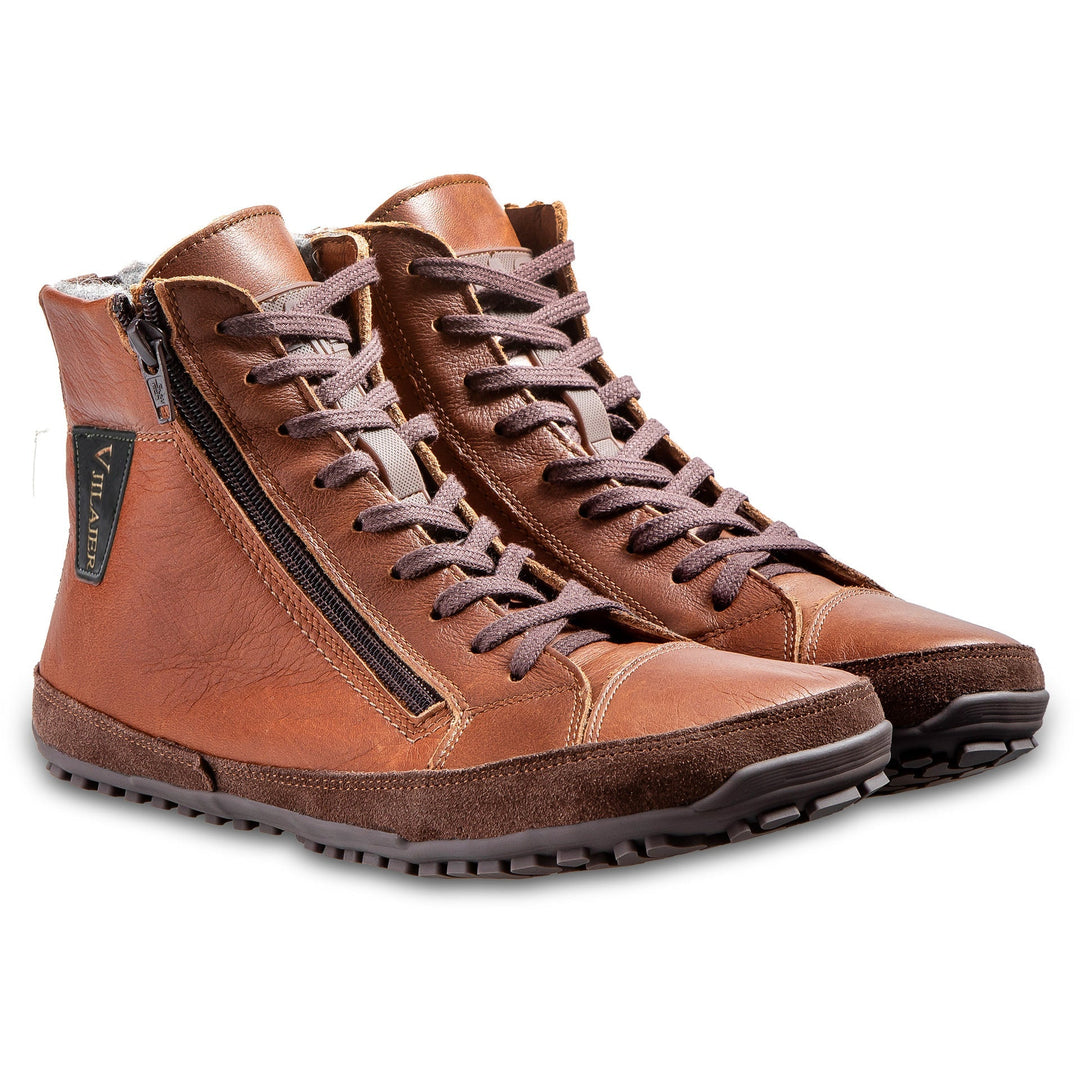 Mason | Side Zip Lace-Up Winter Boots Men