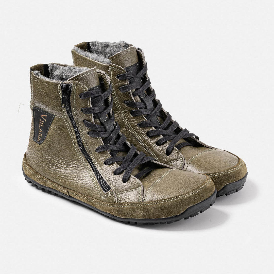 Mason | Side Zip Lace-Up Winter Boots Men