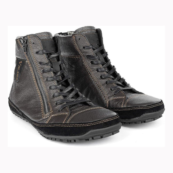 Mason | Side Zip Lace-Up Winter Boots Men