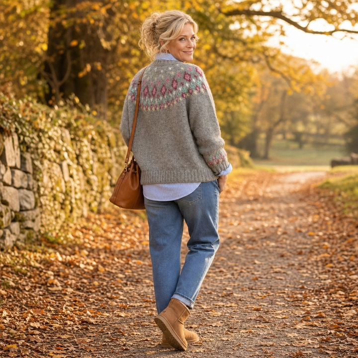 Megan | Refined Fair Isle Christmas Sweater Women