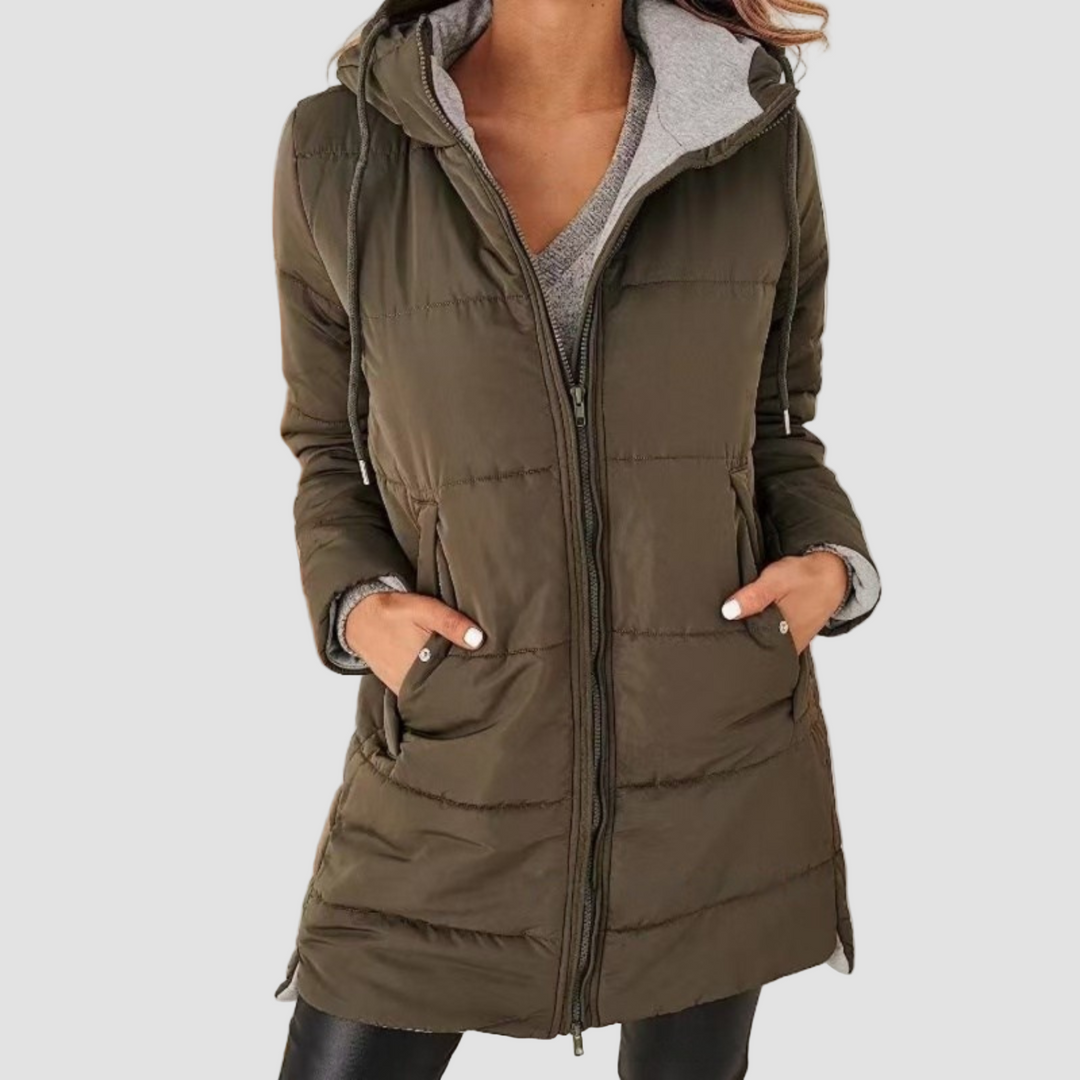Melissa | Timeless Quilted Hooded Puffer Jacket