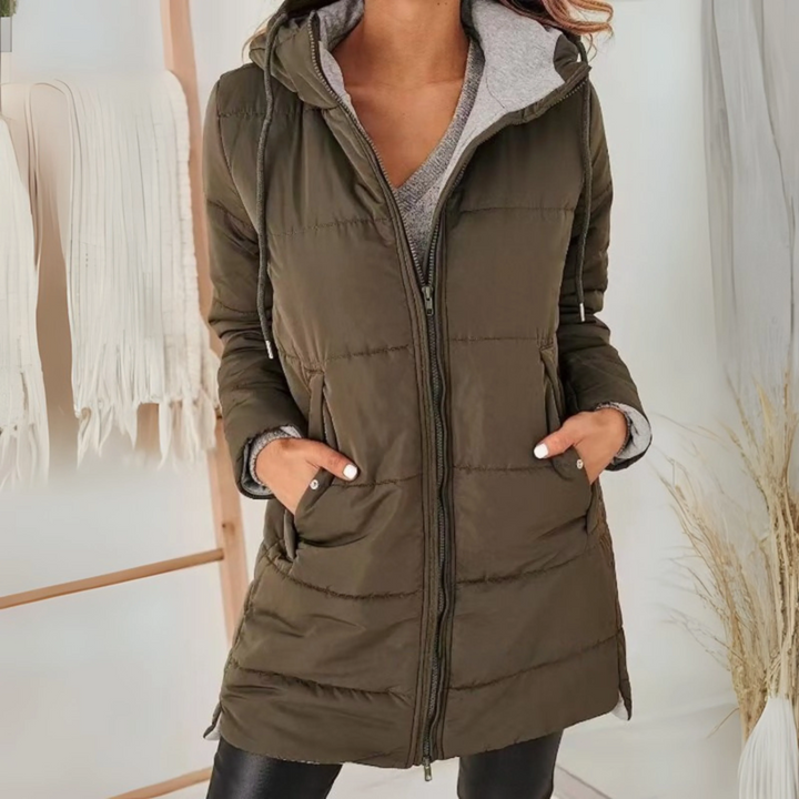 Melissa | Timeless Quilted Hooded Puffer Jacket