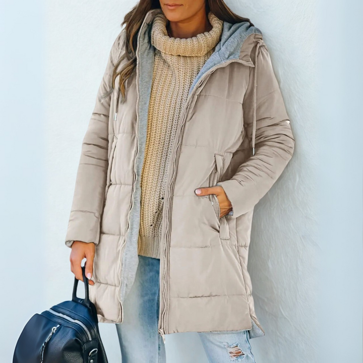 Melissa | Timeless Quilted Hooded Puffer Jacket