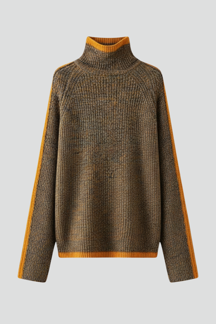 Melissa | Timeless Ribbed Long Sleeve Turtleneck Sweater