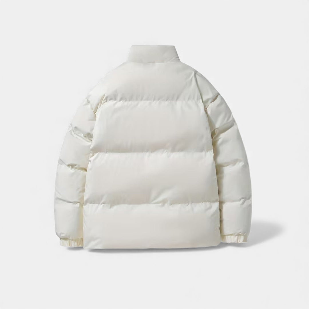 Michael | Polished Quilted Stand Collar Puffer Jacket