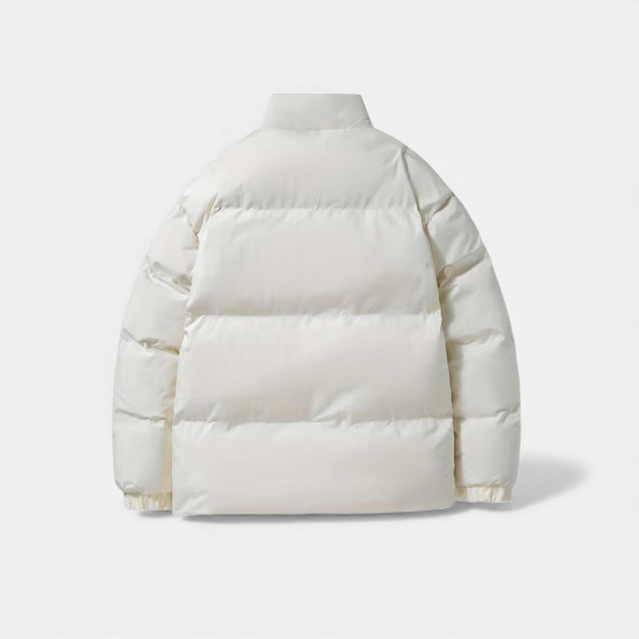 Michael | Polished Quilted Stand Collar Puffer Jacket